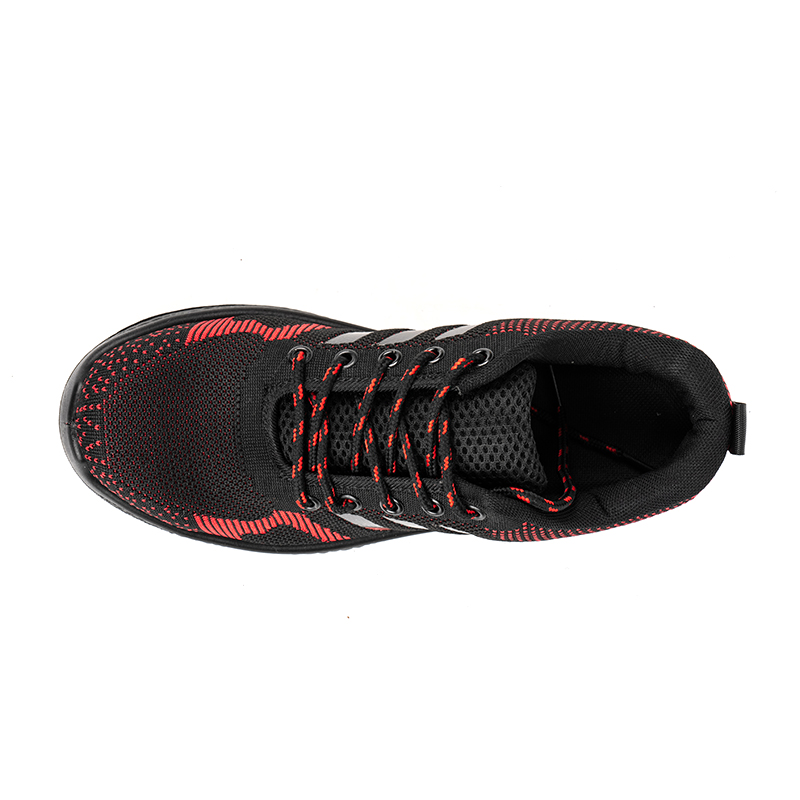 426-Red PU spodní prodyšná červená bezpečnostní obuv 426-Red PU spodní prodyšná červená bezpečnostní obuv