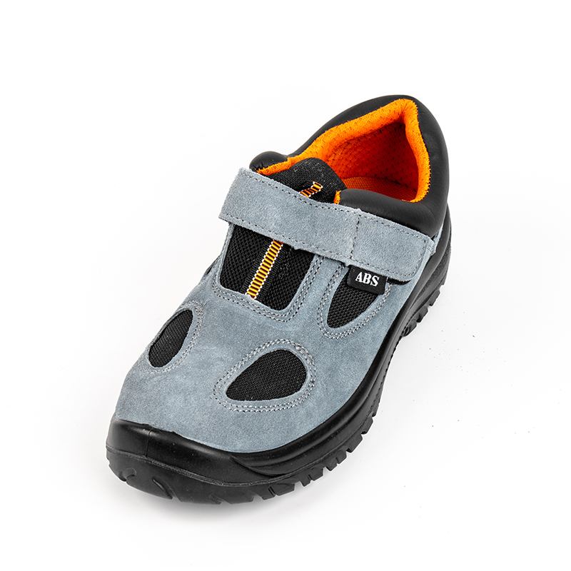 SS106 Prodyšná kožená semišová obuv ze síťoviny s ocelovou špičkou