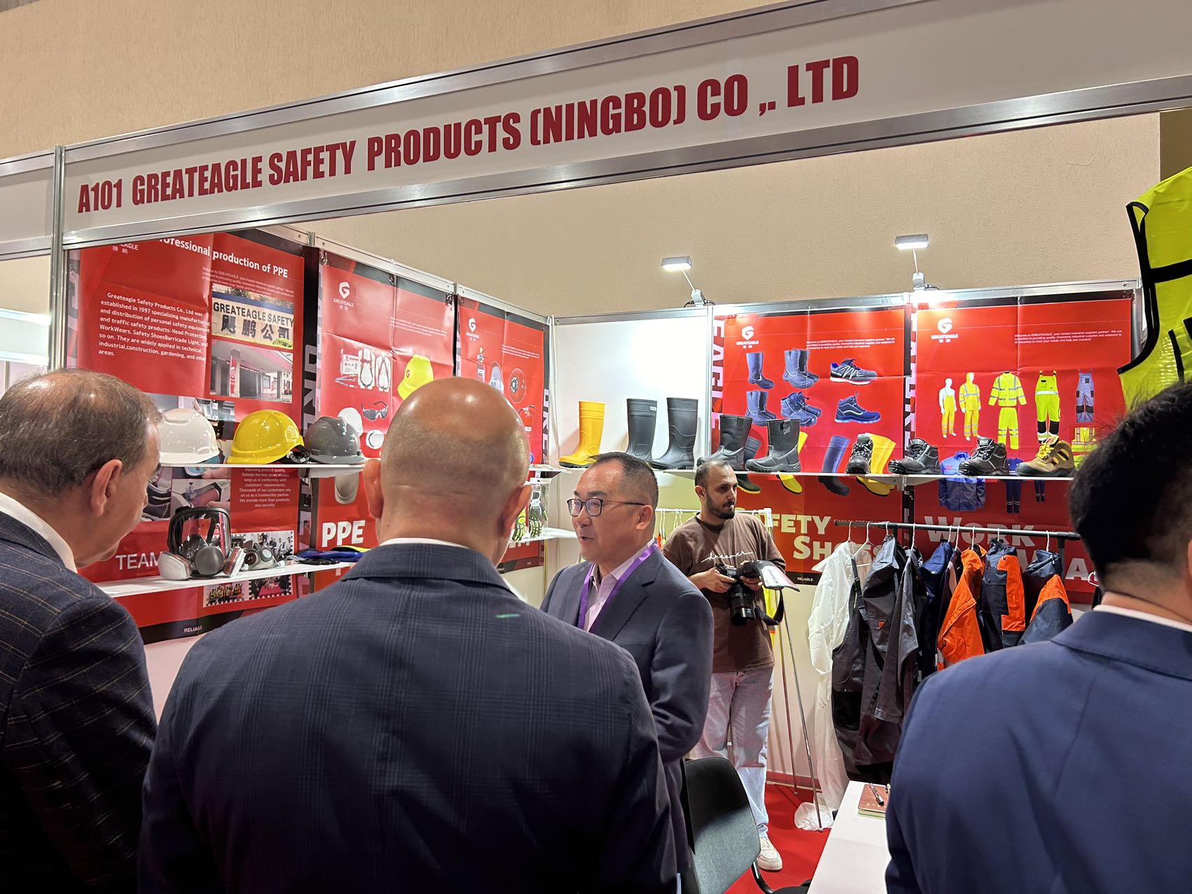 Greateagle Safety Products se proslavil na 2024 World Trade Expo Ázerbájdžán a Čína Created Fair