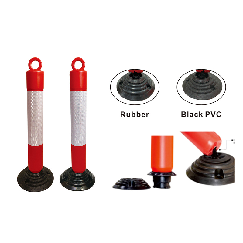 TS007 Výstražný sloupek pracovní zóny s vysokou viditelností